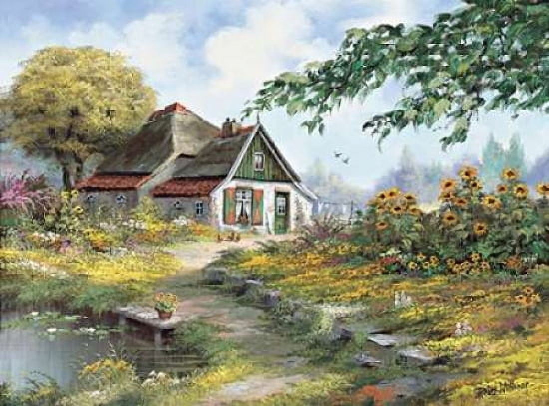 Charming farmhouse Canvas Art - Reint Withaar (18 x 24)