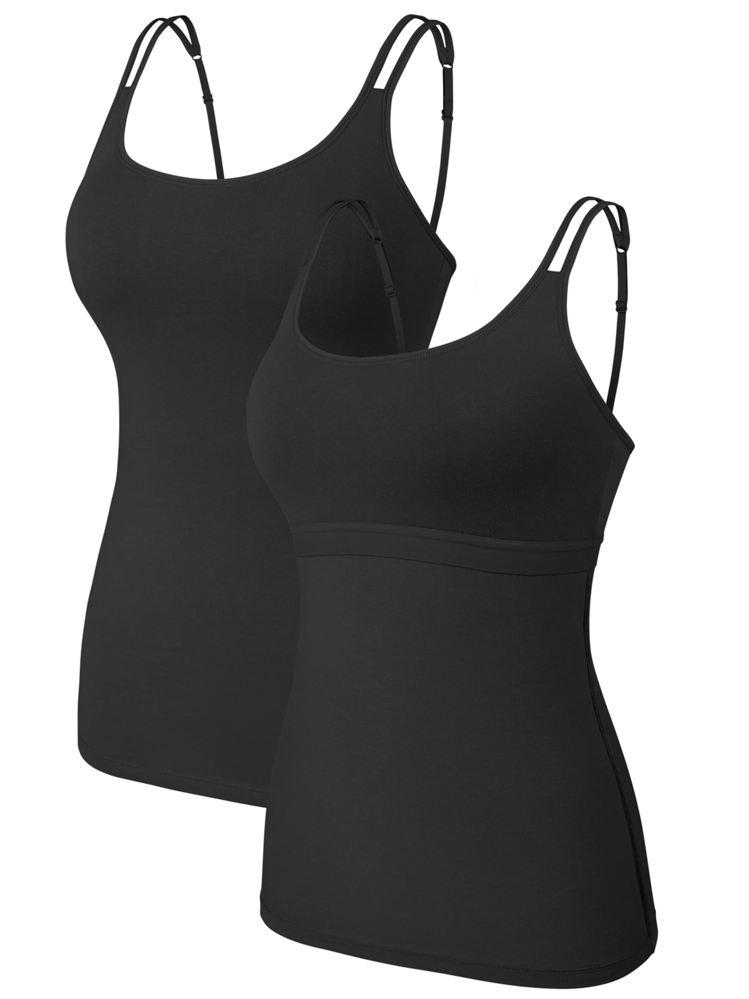 Felina Women's Adjustable Cotton Modal Camisole, Control