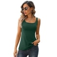 thumbnail image 1 of Charmo Womens's Cotton Tank Tops Built in Removable Padded Bra Camisole Adjustable Wider Straps Cami Shirts,S-3XL, 1 of 6
