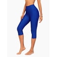 thumbnail image 1 of Charmo Capris Swimming Pants for Womens Wider Waisted Leggings Sport Rash Guard Surf Pants, 1 of 6