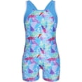 thumbnail image 1 of Asoul Girls One Piece Swimsuit Boyleg Athletic Bathing Suit Training Swimwear Size 8-16, 1 of 9