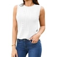 thumbnail image 1 of Charmo High Neck Tank Tops for Womens Arm Hole Camisole Built-in Bra, 1 of 1