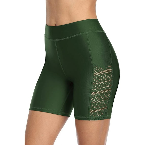Charmo High Waist Swimming Shorts Hollow out Swimsuit Bottom
