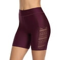 thumbnail image 1 of Charmo High Waist Swimming Shorts Hollow out Swimsuit Bottom, 1 of 5