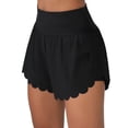 thumbnail image 1 of Charmo High Waisted Sport Swim Shorts for Womens Side Slits Boardshorts with Pockets 2 in 1 Swimsuit Bottoms UPF 50+,S-3XL, 1 of 7