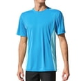thumbnail image 1 of Charmo Mens UPF 50+ Swim Shirts Quick Dry Short Sleeve Swimsuit Tops Sun Protection Running Sufring Rash Guards, 1 of 9