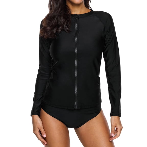 Charmo Rash Guard Long Sleeve UV Protection Swimsuits Tops