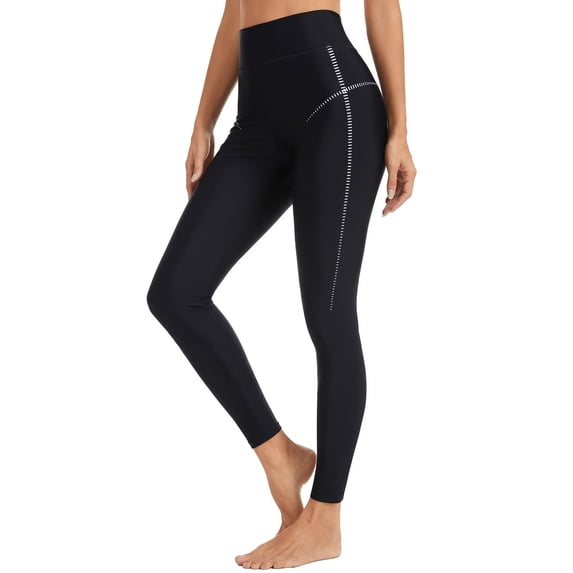 Charmo Swimming Pants for Women High Waisted Swim Pants Swim Leggings Swim Tights