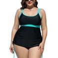 thumbnail image 1 of Charmo Tankini Tops for Womens Side Tie Swim Tops Tummy Control Flowy Bathing Suits Tops(No Bottoms), 1 of 7