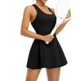 thumbnail image 1 of Charmo Tennis Dress for Womens Racerback with Shorts Pockets Golf Dress Sport Workout Dresses, 1 of 6