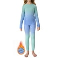 thumbnail image 1 of Charmo Thermal Outfit Sets for Kids Athletic Long Base Layer Girls Boys Top Bottom Activewear Sets with Thumbhole,5-12Years, 1 of 8