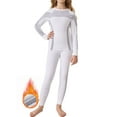 thumbnail image 1 of Charmo Thermal Outfit Sets for Kids Athletic Long Base Layer Girls Boys Top Bottom Activewear Sets with Thumbhole,5-12Years, 1 of 8