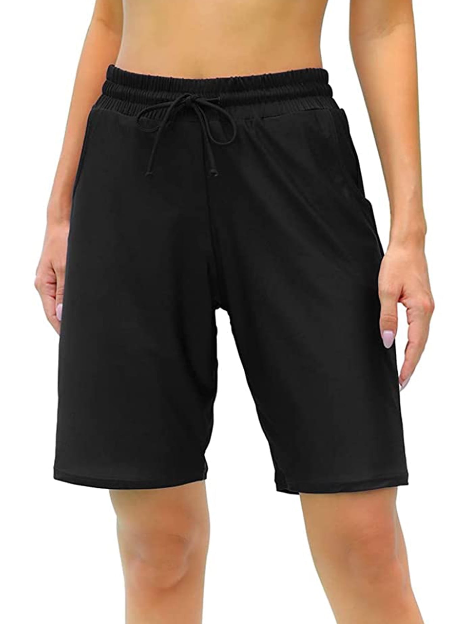 Charmo Women's Solid Boardshorts Built-in Brief, Liberia Ubuy