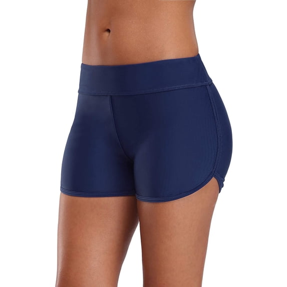 Charmo Women Swimsuit Bottoms Swim Shorts Workout Active Fitness Pants Boardshorts