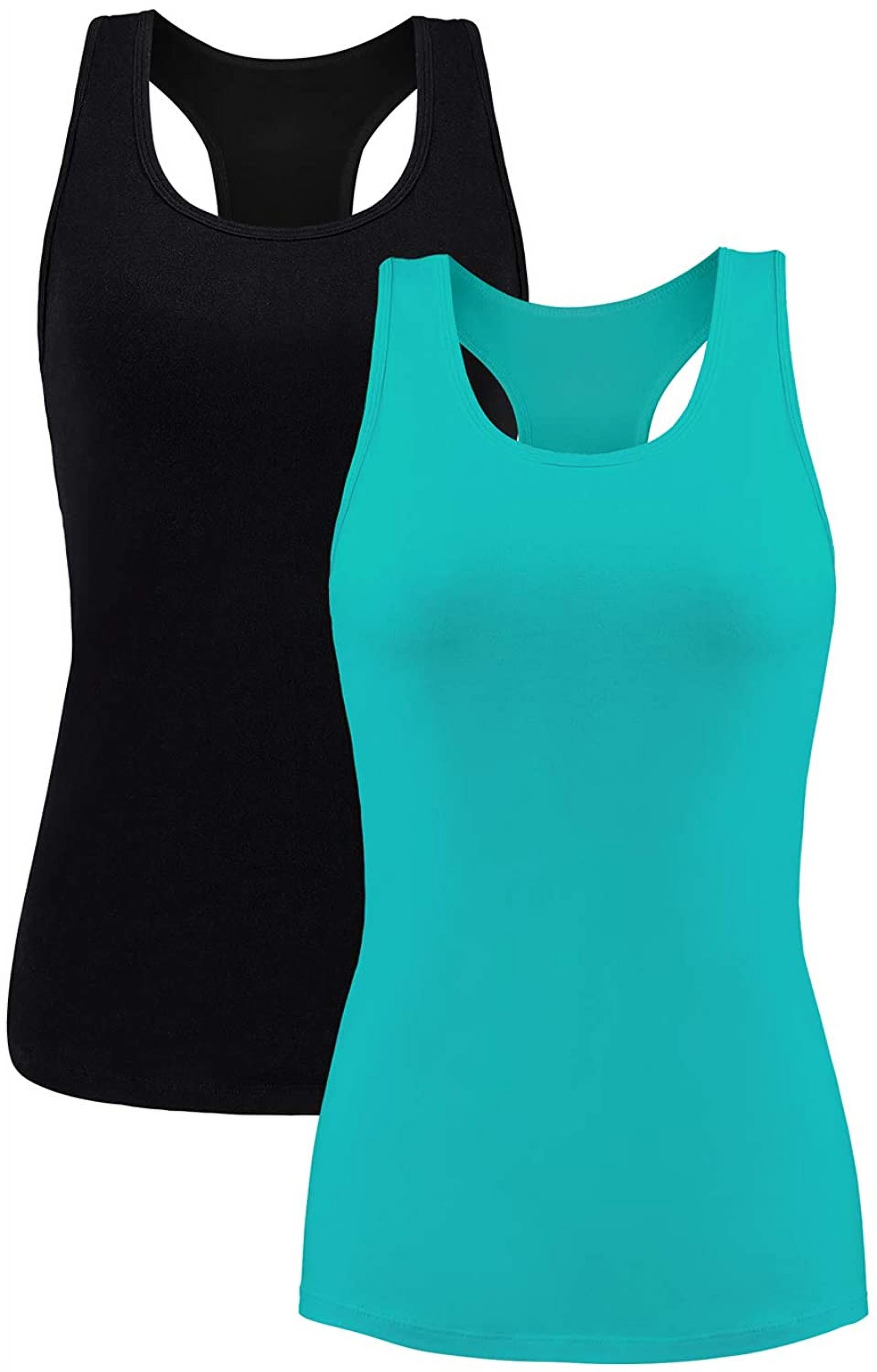 Charmo Women's Camisole Stretch Cotton Racerback Tank Top