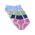 thumbnail image 1 of Asoul Women's Cotton Underwear Soft Stretch Hipster Underpants Packs of 5, 1 of 6