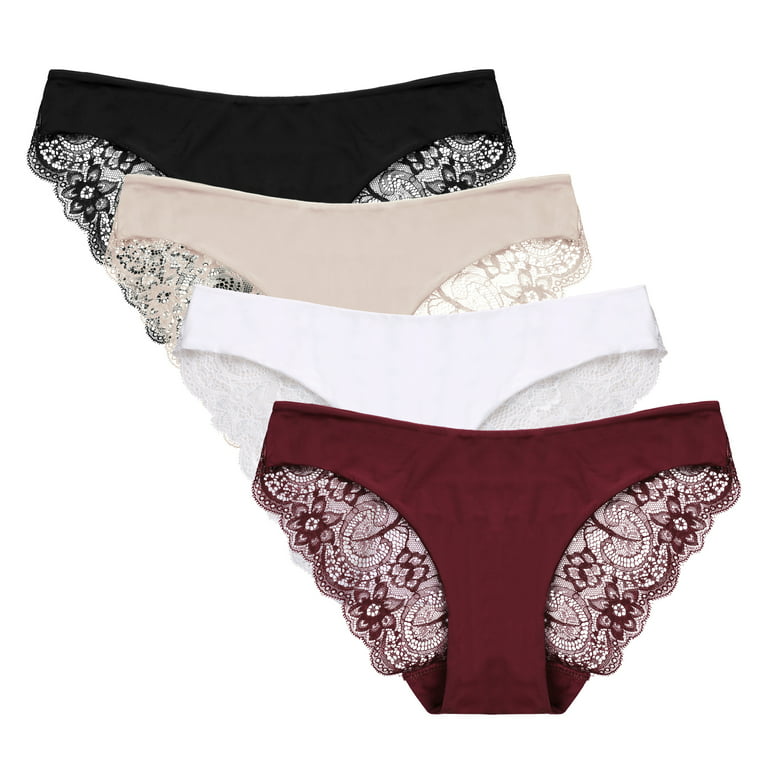 Charmo Women's Lace Underwear Cheeky Panty Breathable Bikini