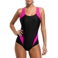 thumbnail image 1 of Charmo Women's One Piece Padded Swimsuits Exercise Racing Maillot Bathing Suit, 1 of 6