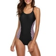 thumbnail image 1 of Charmo Women's One Piece Water Aerobics Swimsuits Athletic Swimwear Sports Bathing Suit, 1 of 6