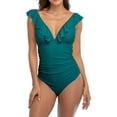thumbnail image 1 of Charmo Women's One-Piece Swimsuit Ruffle Bathing Suit with Tummy Control Sexy Monokini Swimwear, 1 of 7