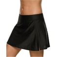 thumbnail image 1 of Charmo Women's Swim Skirt High Waist Swim Skirt with Briefs Bikini Tankini Bottom Solid Swimdress Skirt, 1 of 7
