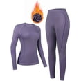 thumbnail image 1 of Charmo Seamless Thermal Underwear for Womens Long Johns Thermal Suit Stretchy Ski Base Layer Sets Cold Weather Winter, 1 of 10