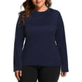 Charmo Women's Plus Size UV Protection Rash Guard Swimwear, Long Sleeve