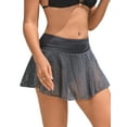 thumbnail image 1 of Charmo Womens Solid Mesh Swim skirts High Waist Swimsuits Bottoms, 1 of 7