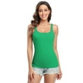 thumbnail image 1 of Charmo Womens's Cotton Tank Tops Built in Removable Padded Bra Camisole Adjustable Wider Straps Cami Shirts,S-3XL, 1 of 6