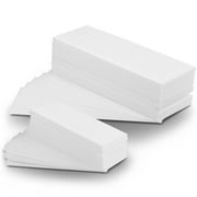 Charmonic 300 Pcs Wax Strips, Non-Woven Waxing Strips for Sugar Wax and Soft Wax, Skin-friendly Depilatory Wax Paper for Eyebrow, Face, Bikini, Body Hair Removal (Large 2.8" x 7.9", Small 1.5" x 3.9")