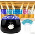 thumbnail image 1 of Charmonic Wax Warmer & Hard Wax Beads Set – 500g, Electric Hot Wax Kit for Full Body Hair Removal (Brazilian, Bikini, Legs, Armpit, Nose) – Includes All Waxing Accessories(Black), 1 of 6