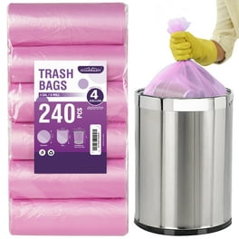 YaFex-goods 20 Gallon Trash Bag 15 Count Bulk Heavy Duty Garbage Bags Home  Kitchen - Blue 