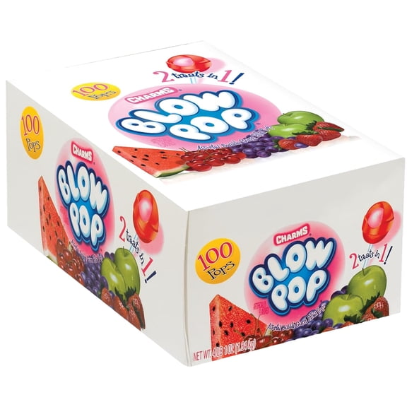Charms Blow Pops Assorted Lollipops, #3869 - 100 Lollipops/Box