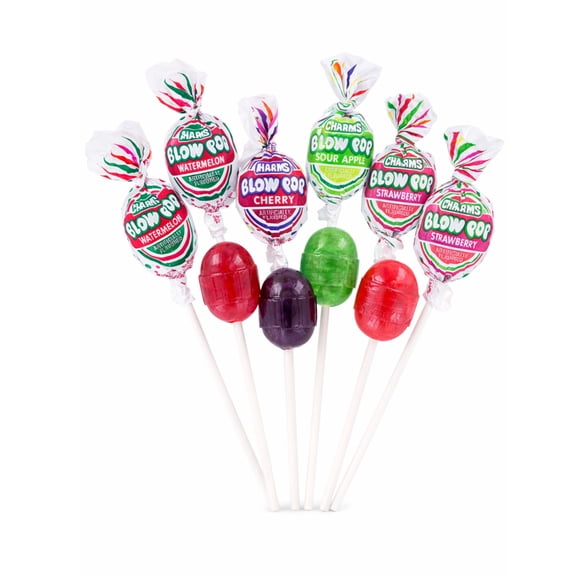 Charms Blow Pops Lollipops - Assorted Fruit Flavors - 1 lb