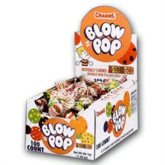 Charms Blow Pops assorted 100 ct (Pack of 2)