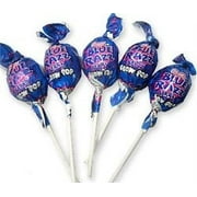 Charms Blow Pop Lollipops - Individually Wrapped Dual Candy and Gum Suckers - Peanut Free, Gluten Free - Bulk Treat for Kids and Adults