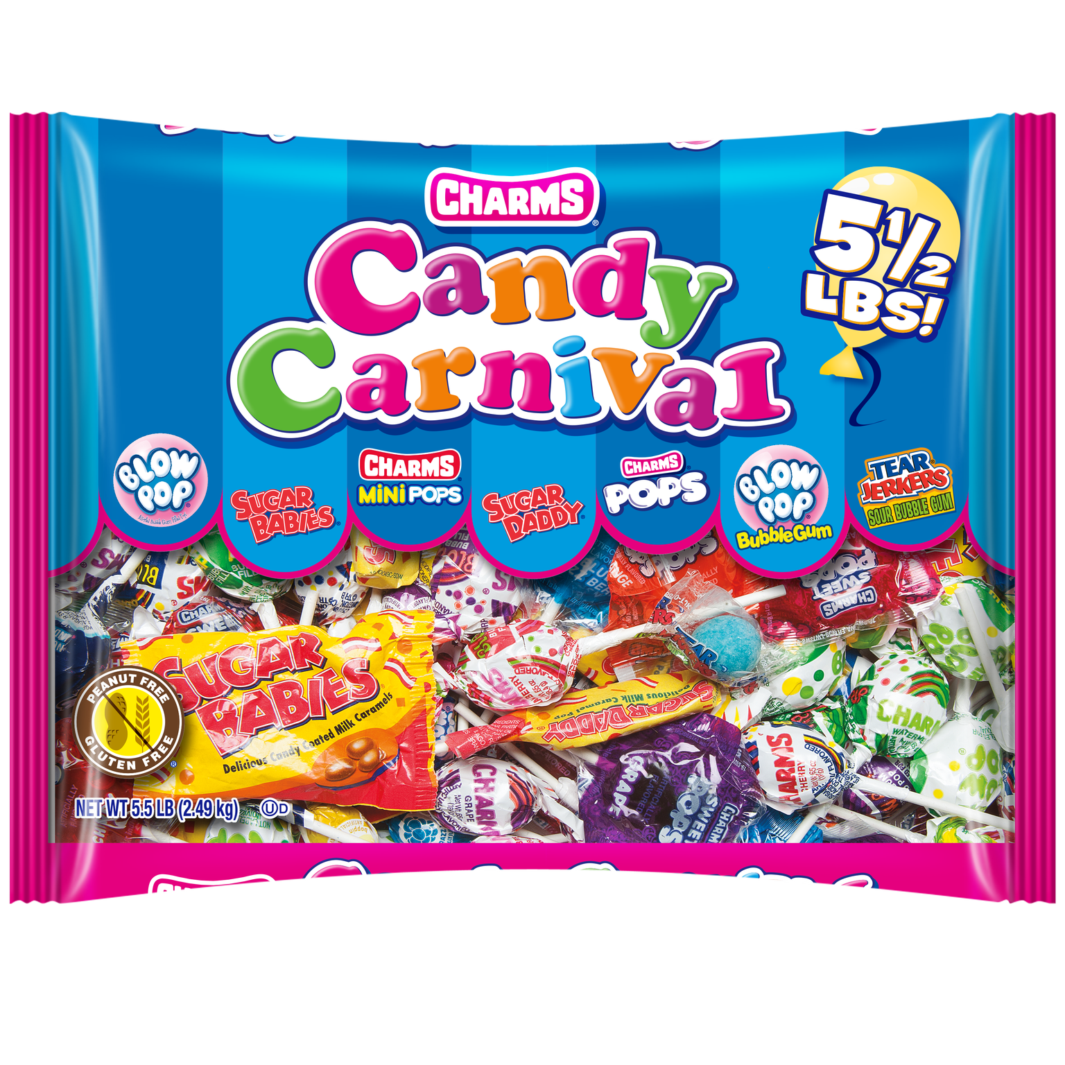 Charms Candy Carnival Assorted Candy, 5.5 Lb