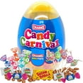 thumbnail image 1 of Charms Candy Carnival Jumbo Plastic Easter Egg Filled with Assorted Candies, Lollipops, Sugar Babies, Mini Pops and More, Basket Stuffers, 5 Ounces, 1 of 6
