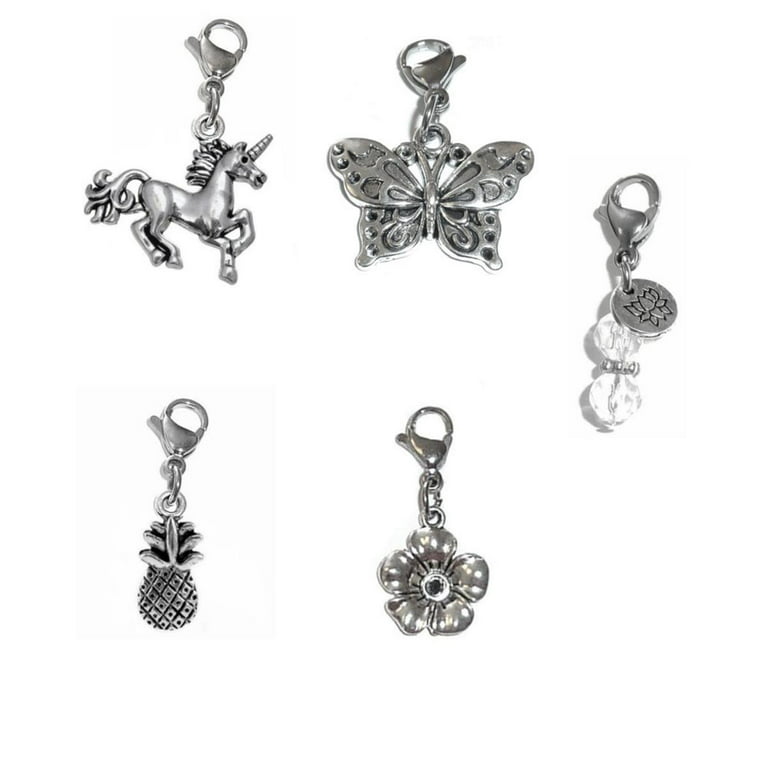 Charms Clip On - Perfect For Bracelet Or Necklace, Zipper Pull Charm, Bag  Or Purse Charm Easy To Use DIY Charms - Cousins Make the Best Friends Clip