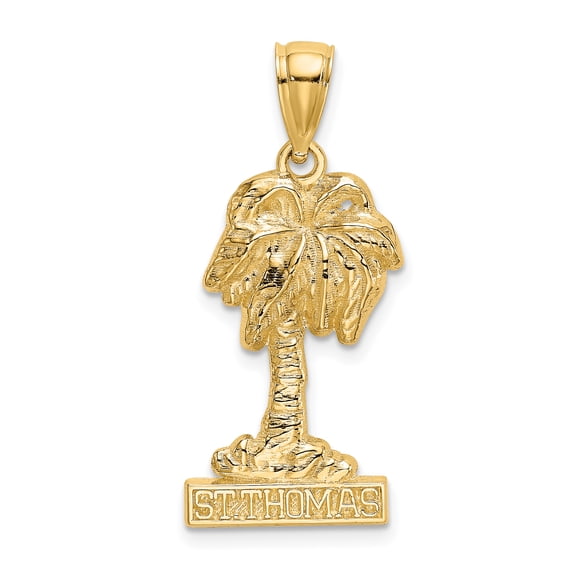 Charms Collection 14K ST. THOMAS Palm Tree Charm