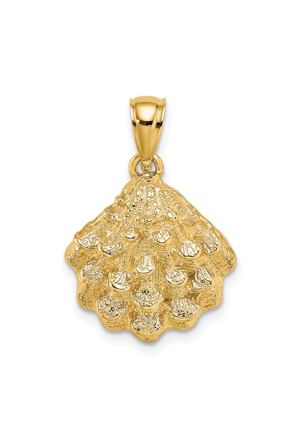 Charms Collection 14K Textured Oyster Shell Charm