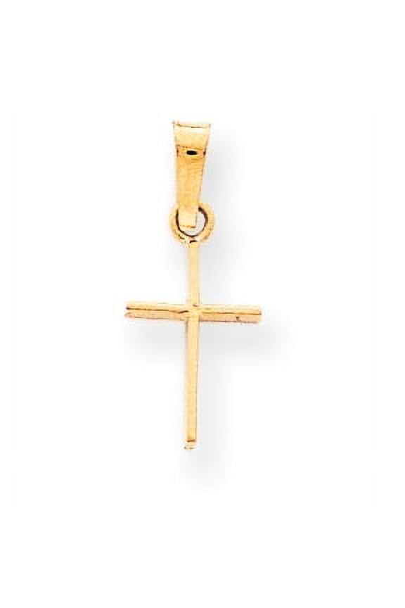 Charms Collection 14k Polished Cross Pendant