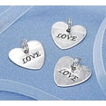 thumbnail image 1 of Charms - Love - Silver - Heart-Shaped - 20 Pieces, 1 of 1