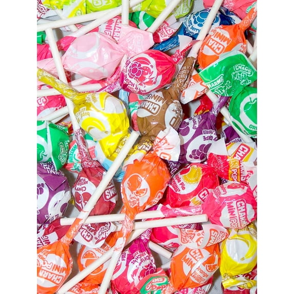 Charms Mini Pops - 18 Flavor Assortment - Fruit Flavored Miniature Lollipops - 1 lb