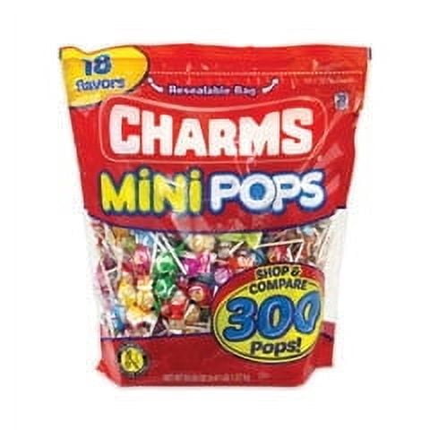 Mini Pops, 3.74 lb Bag, Assorted Flavors, 300/Bag, Ships in 1-3 Business Days Mini Pops, 3.74 lb Bag, Assorted Flavors, 300/Bag, Ships in 1-3 Business Days