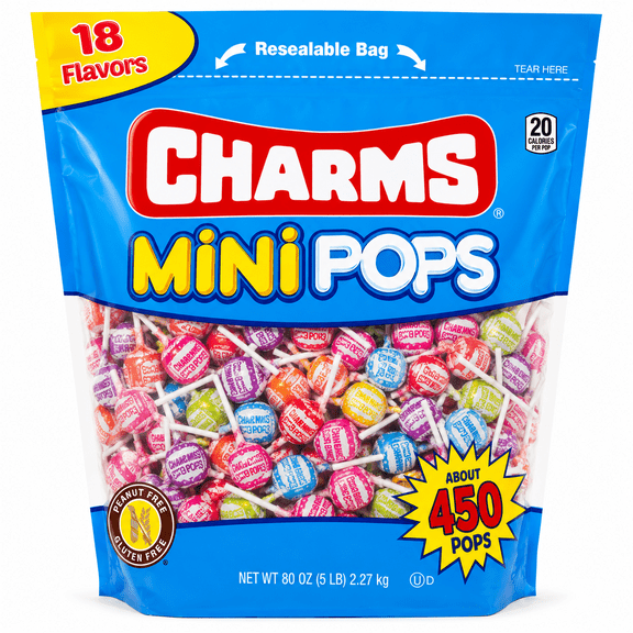 Charms Mini Pops Assorted Flavors