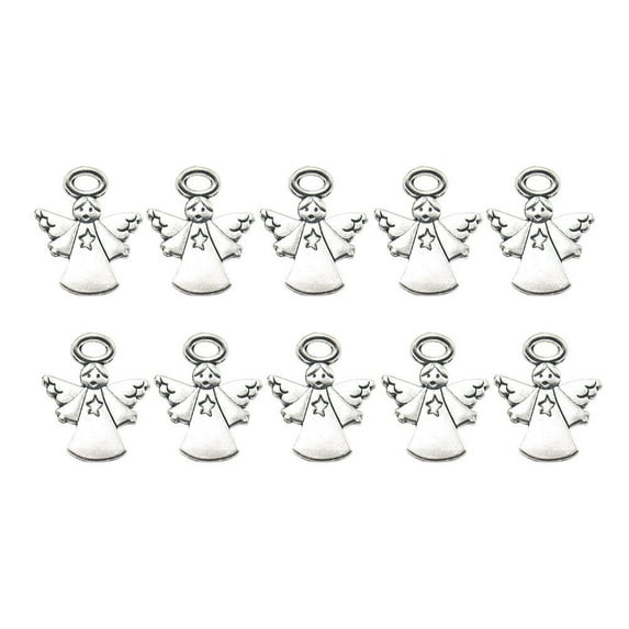 Charms Pendant Diy Jewelry Angel Decoration Alloy Pendants Blessing Craft Decorative Charm Necklace Making Ornaments