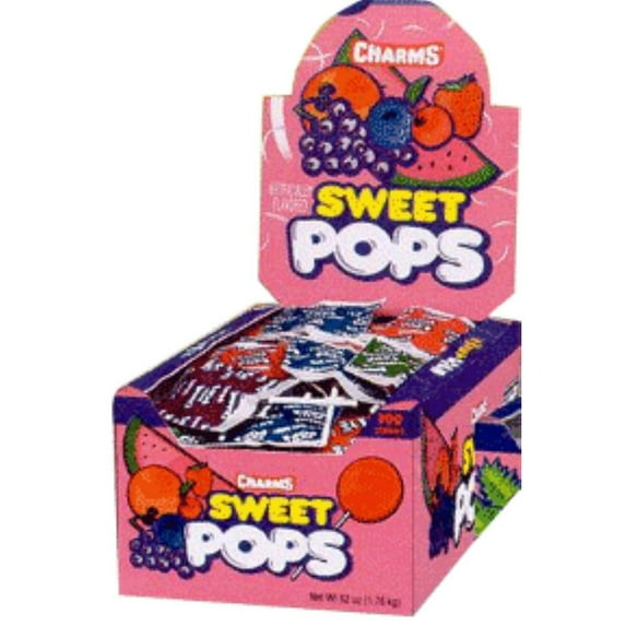 Charms Sweet Pops Assorted 48 ct (Pack of 2)