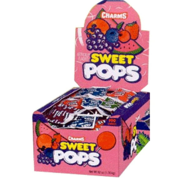 Charms Sweet Pops Assorted 48 ct (Pack of 2)