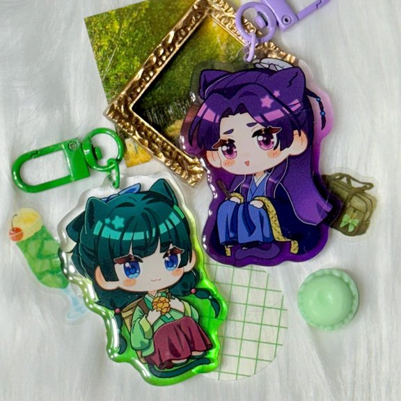 Charms l & Acrylic Keychain, random 1 pack